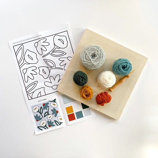 The Urban Acres {SQUARE PUNCH NEEDLE KIT}
