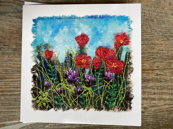 Linda McBain Cuyler {SQUARE CARDS} Flowers