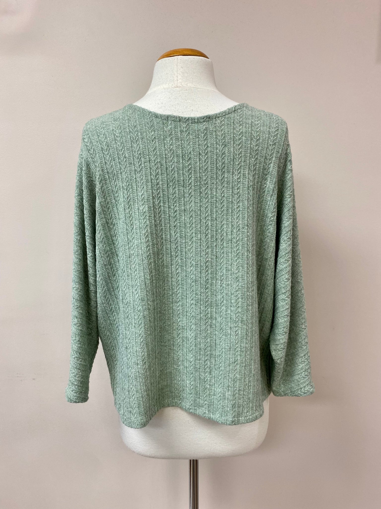 Mint Green 1/2 Sleevey Wonders Jersey Knit - Colour Basis