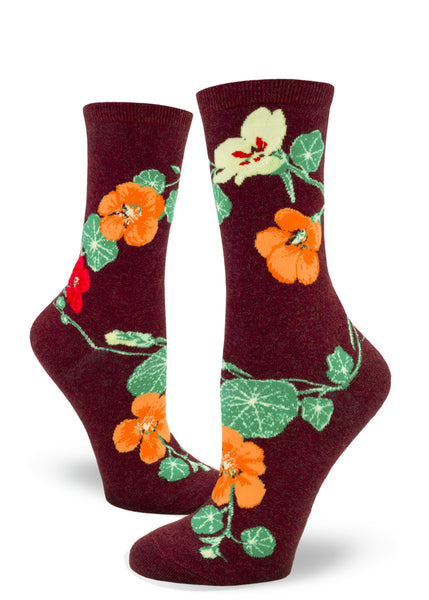 Modsocks {NASTURTIUMS} women's crew
